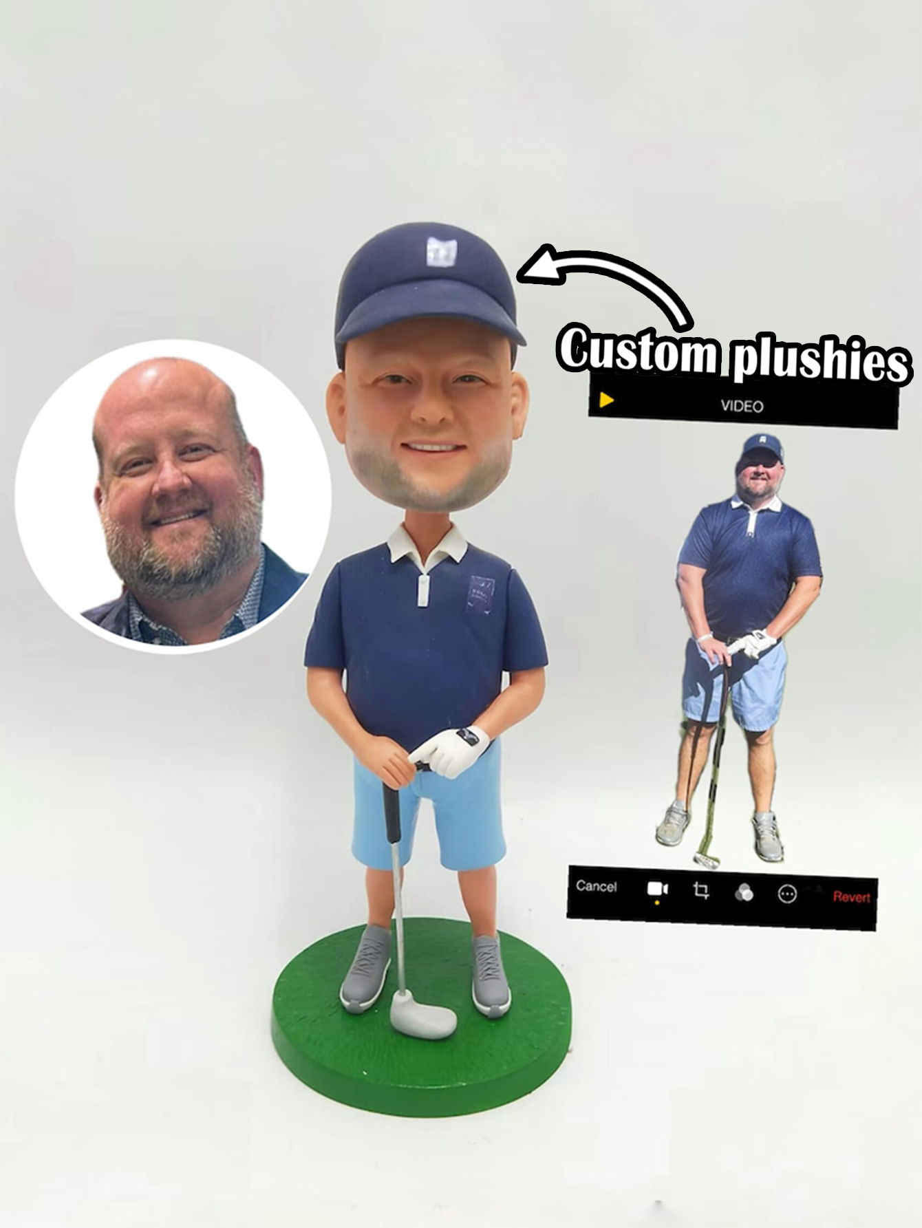 Custom Golf Fan Bobblehead Dolls: Exclusive Gifts for the Gentleman Golfer